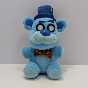 Funko Five Nights at Freddys Blue Frosty Freddy 8" Plush Toy 2020 Plaid Bow Tie